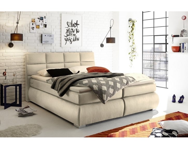Americká postel boxspring CS89006, s matrací a úložným prostorem, 180x200 cm Americká postel boxspring CS89006, s matrací a úložným prostorem, 180x200 cm