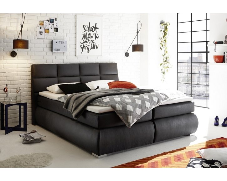 Americká postel boxspring CS89006, s matrací a úložným prostorem, 180x200 cm Americká postel boxspring CS89006, s matrací a úložným prostorem, 180x200 cm