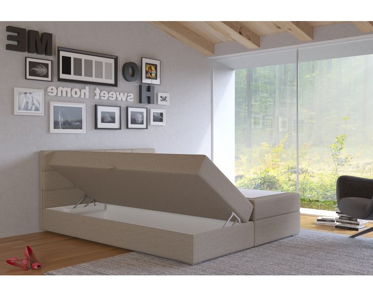 úložný prostor postel boxspring CS89011, s matrací a úložným prostorem, 180x200 cm úložný prostor postel boxspring CS89011, s matrací a úložným prostorem, 180x200 cm