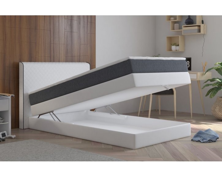 úložný prostor postel boxspring CS89010, s matrací a úložným prostorem, 140x200 cm úložný prostor postel boxspring CS89010, s matrací a úložným prostorem, 140x200 cm