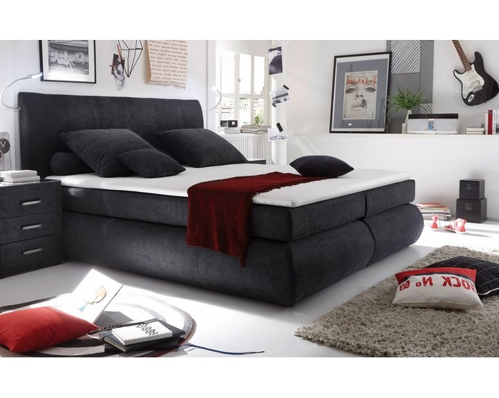 Americká postel boxspring CS89009, s matrací a úložným prostorem, 180x200 cm Americká postel boxspring CS89009, s matrací a úložným prostorem, 180x200 cm