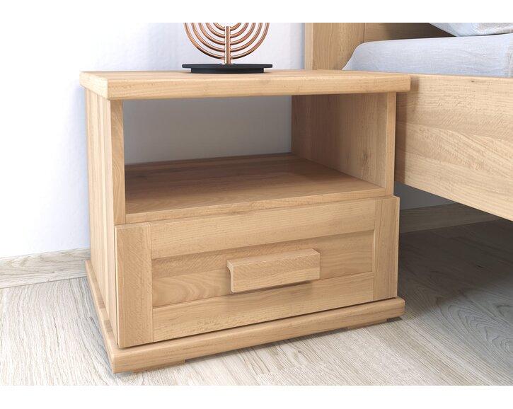 Noční stolek jednozásuvkový Laura