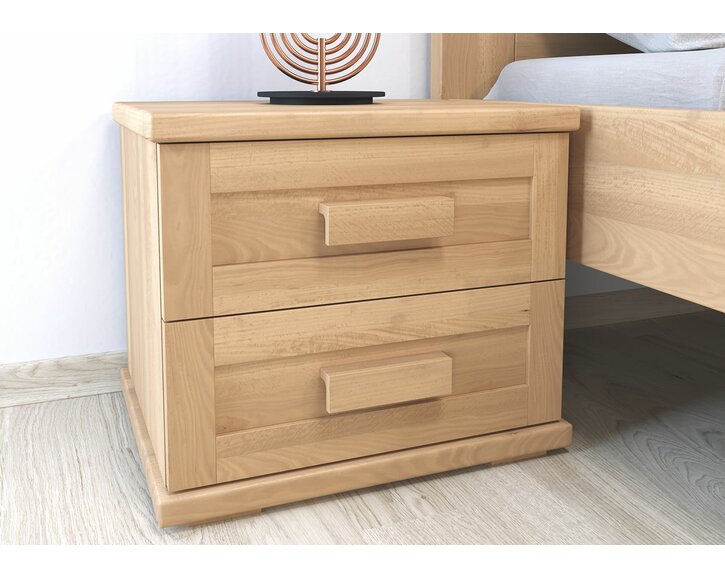 Noční stolek dvouzásuvkový Laura