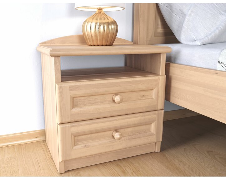 Noční stolek dvouzásuvkový Vanesa