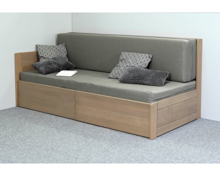 Pohled - rozkládací postel Fuego Levá