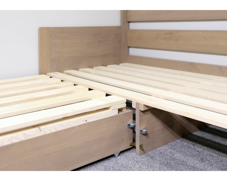 Detail - rozkládací postel Fuego Levá