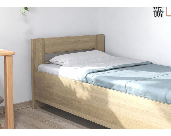 Zaoblení - postel jednolůžko Ela