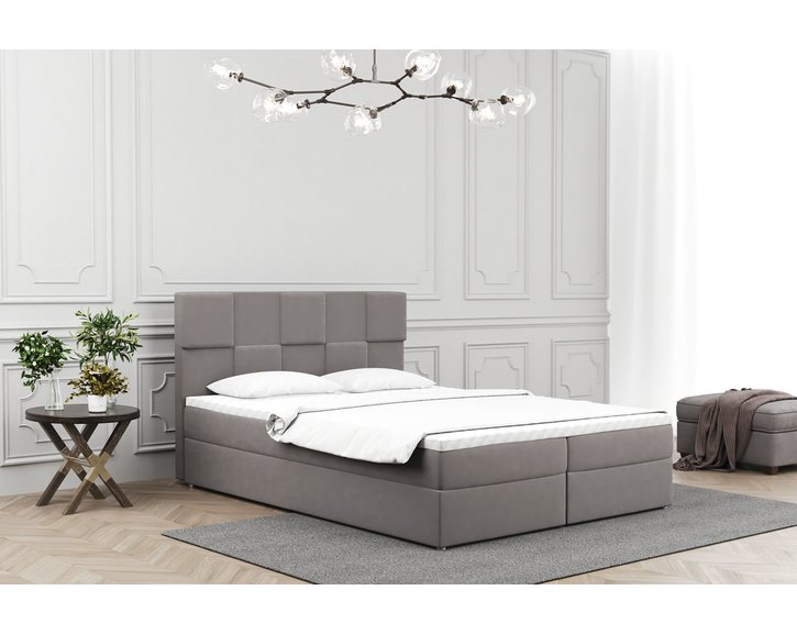 Alma postel - šedá barva Alma postel - šedá barva