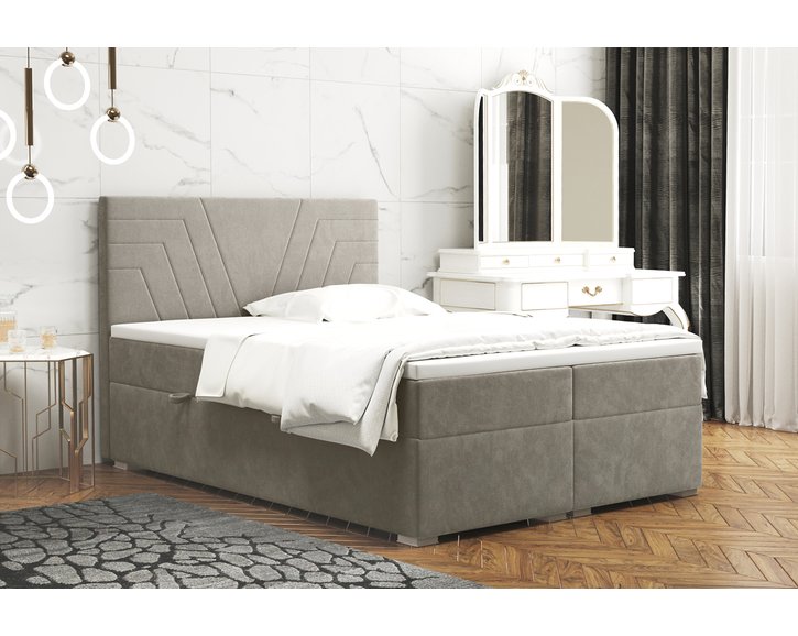 Design čalouněné postele Castel