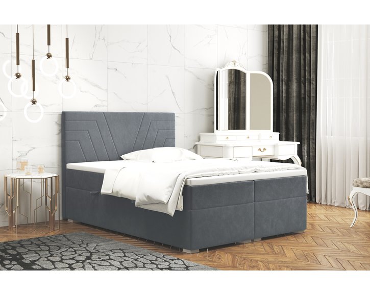 Castel postel - šedá barva