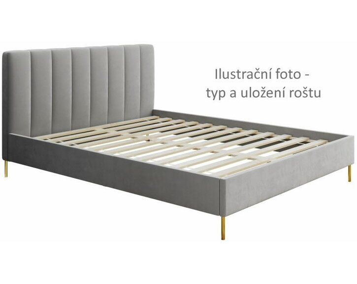 Rošt čalouněné postele s roštem Deli