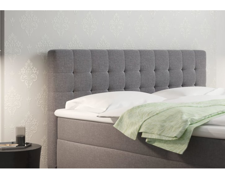 Čelo - Zvýšená postel boxspring DENVER LUX