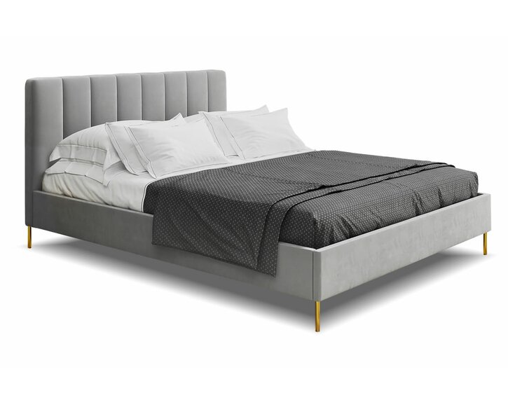 Design čalouněné postele s roštem EMILY