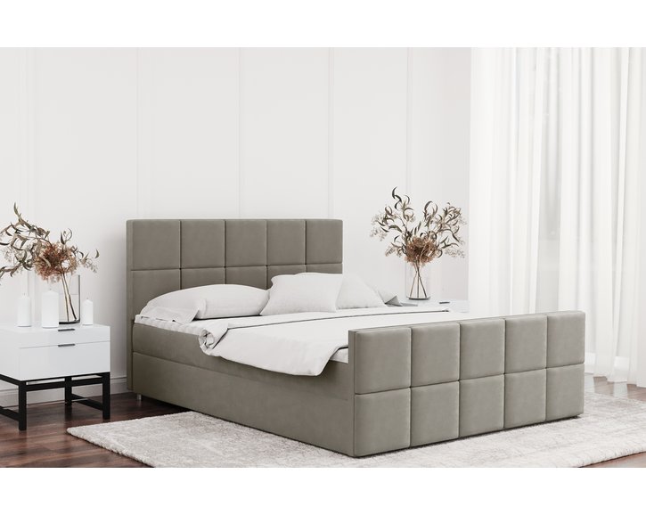 Hania postel - šedohnědá barva Hania postel - šedohnědá barva