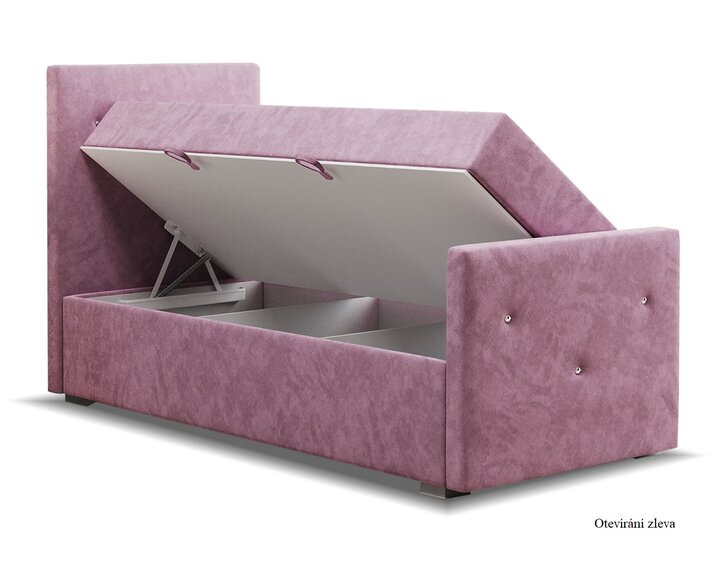 Boxspring Lily - otvírání zleva