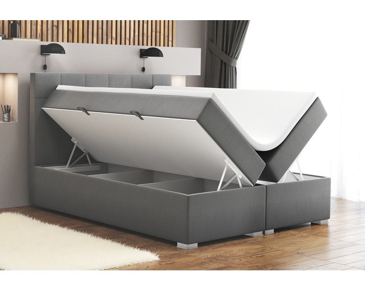 Úložný prostor - dvoulůžko s úložným prostorem Lindt