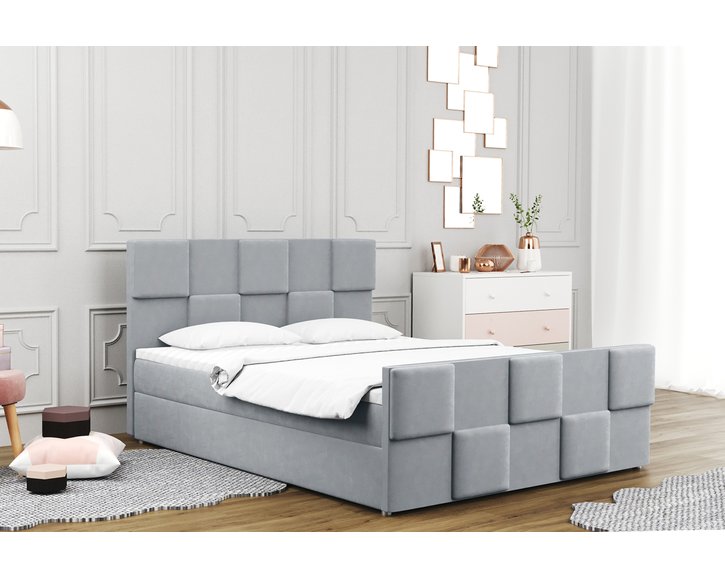 Malta postel - šedá barva