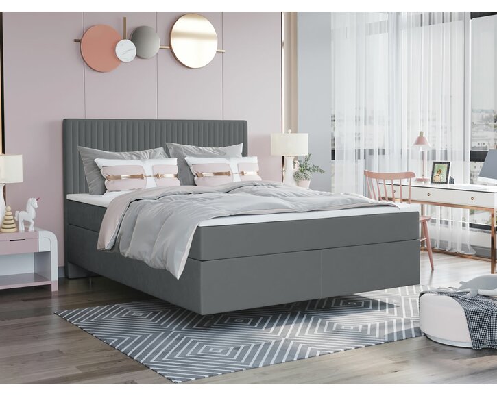 Potah - zvýšená postel boxspring Sevila 2, 140x200