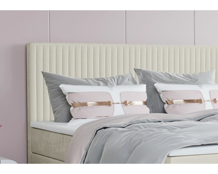 Čelo - zvýšená postel boxspring Sevila 2, 140x200