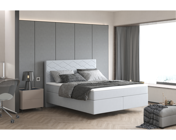 Design - Zvýšená postel boxspring Sevila 3