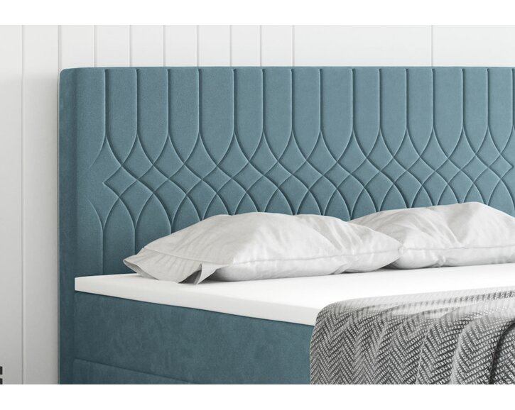 Čelo - zvýšená postel boxspring Sevila 4, 140 x 200