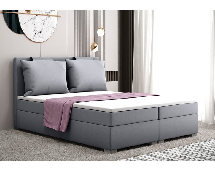 Teramo postel - šedá barva
