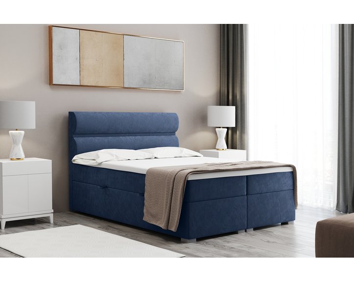 Zvýšená postel boxspring Vera