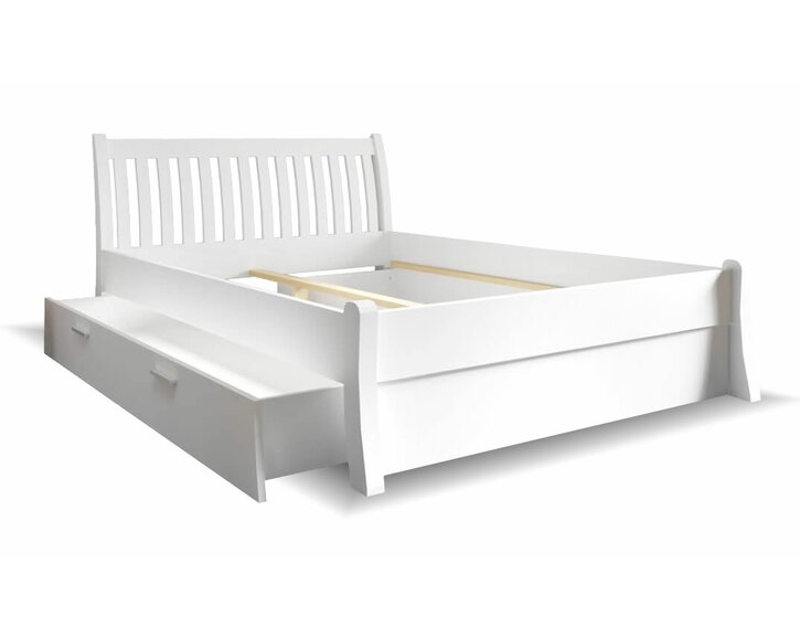 Dřevěná postel Nordica - úložný prostor Dřevěná postel Nordica - úložný prostor