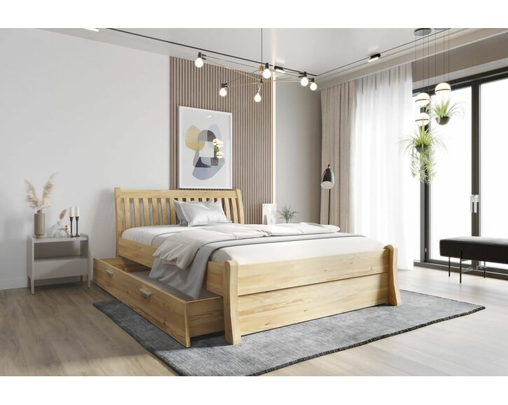 Dřevěná postel Nordica