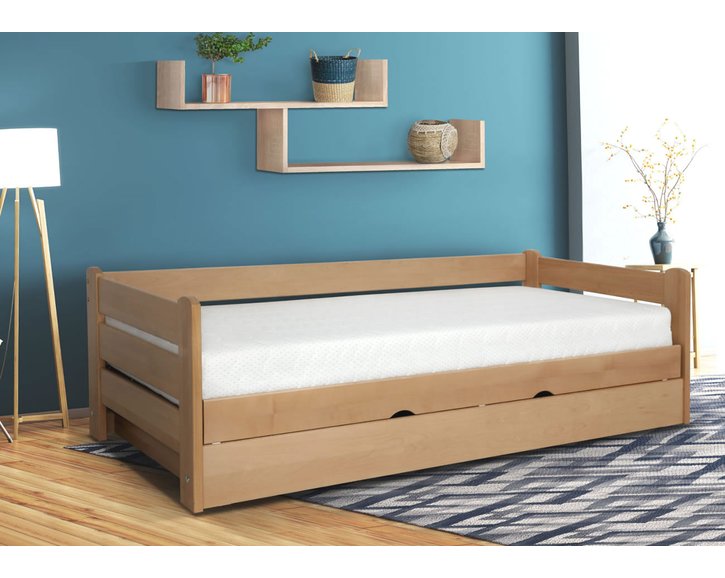 Postel s vyklápěcím roštem Darvin 120x200, masiv buk Postel s vyklápěcím roštem Darvin 120x200, masiv buk