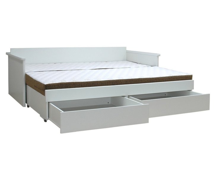 Rozkládací postel TANDEM JORA s uložným prostorem Rozkládací postel TANDEM JORA s uložným prostorem