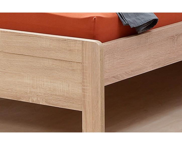 Postel jednolůžko KARLO oblé, lamino, 120 x 200 cm