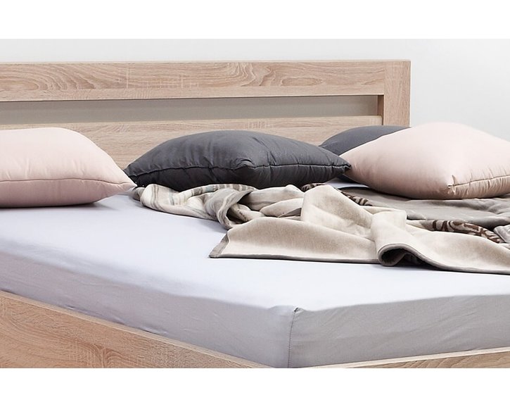 Manželská postel dvoulůžko KARLO, lamino, 160x200, 180x200 cm