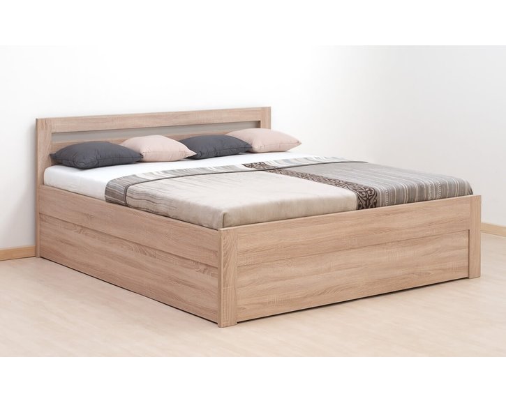 Postel s úložným prostorem MARIKA, lamino, 160x200, 180x200 cm, čelní výklop Postel s úložným prostorem MARIKA, lamino, 160x200, 180x200 cm, čelní výklop