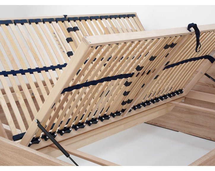 Postel s úložným prostorem MARIKA, lamino, 160x200, 180x200 cm, boční výklop Postel s úložným prostorem MARIKA, lamino, 160x200, 180x200 cm, boční výklop