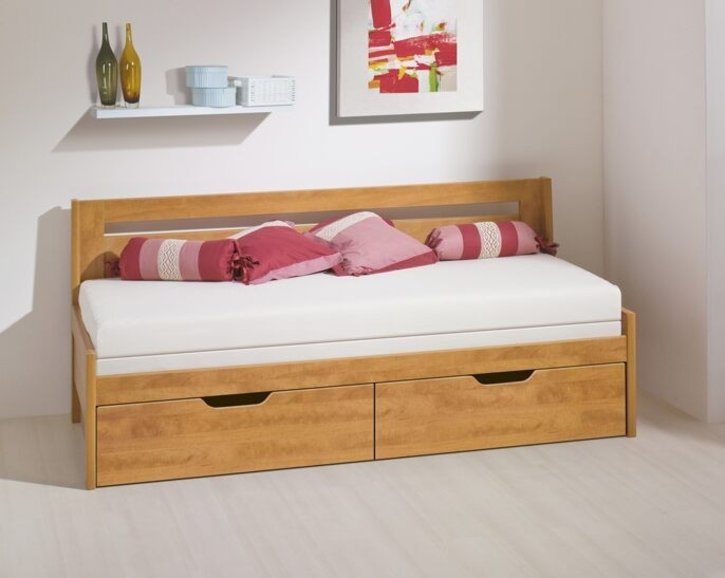 Rozkládací postel s úložným prostorem TANDEM KLASIK