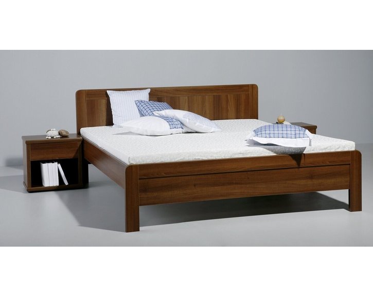 Postel dvoulůžko LAURA - oblá, lamino Postel dvoulůžko LAURA - oblá, lamino