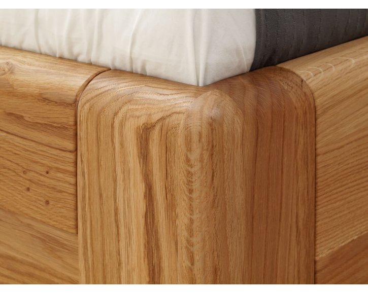 Zvýšená postel z masivu ADRIANA, masiv dub