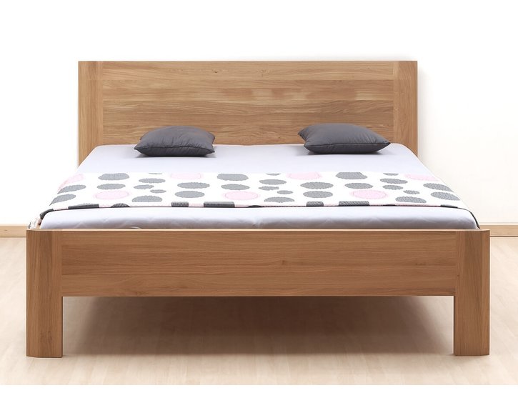 Zvýšená postel z masivu Ella Family, masiv dub cink