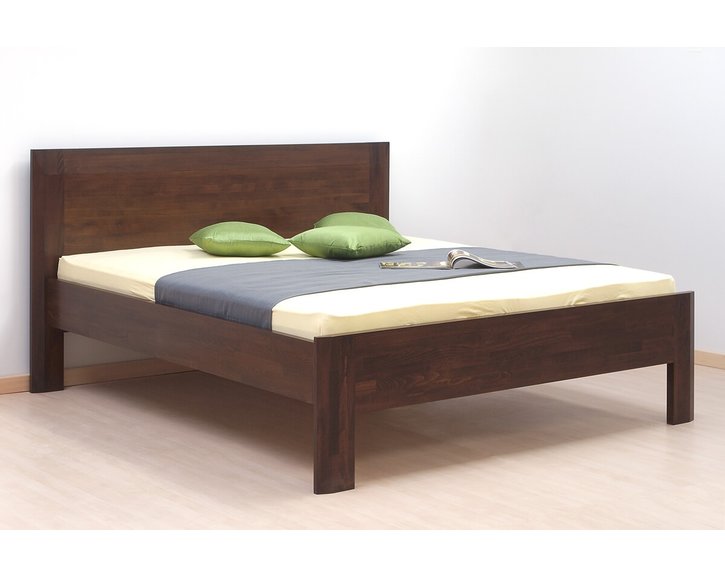 Zvýšená postel z masivu Ella Family, masiv dub cink