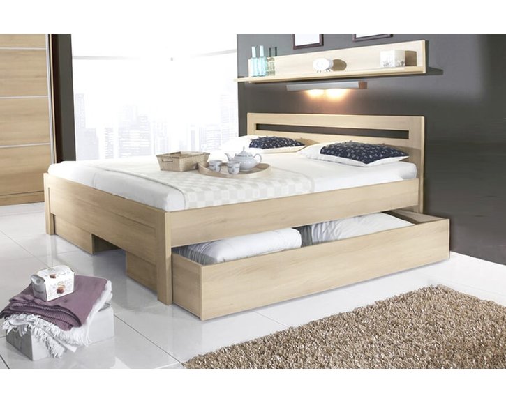 Úložný prostor pod postel celý, masiv buk