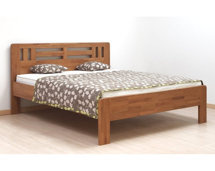 Zvýšená postel z masivu ELLA MOON, masiv buk