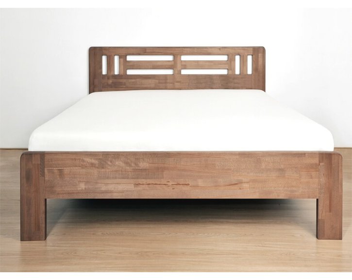 Zvýšená postel z masivu ELLA MOON, masiv buk