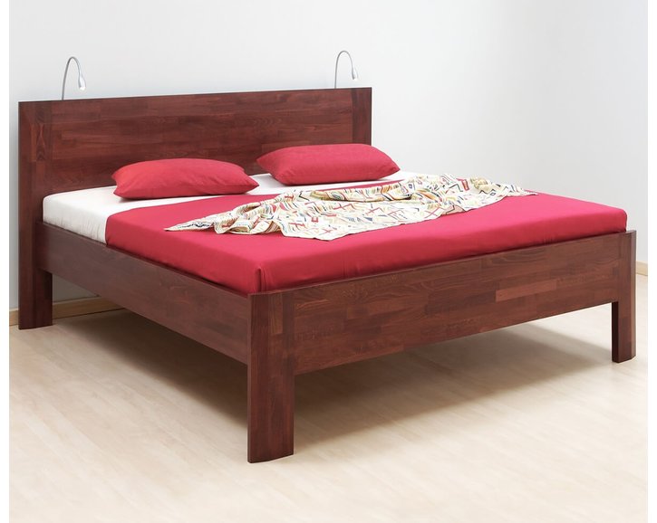 Zvýšená postel z masivu ELLA Family, masiv buk