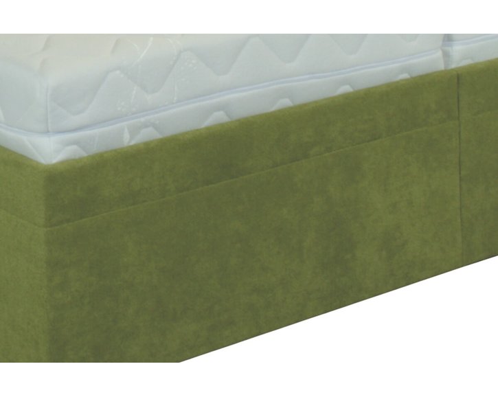 Zvýšená čalouněná postel s úložným prostorem Diana