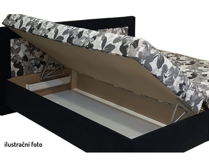 Čalouněná postel s úložným prostorem Melisa Čalouněná postel s úložným prostorem Melisa