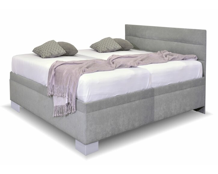 Čalouněná postel Niobe s bočním čelem a úložným prostorem, 180x200cm Čalouněná postel Niobe s bočním čelem a úložným prostorem, 180x200cm