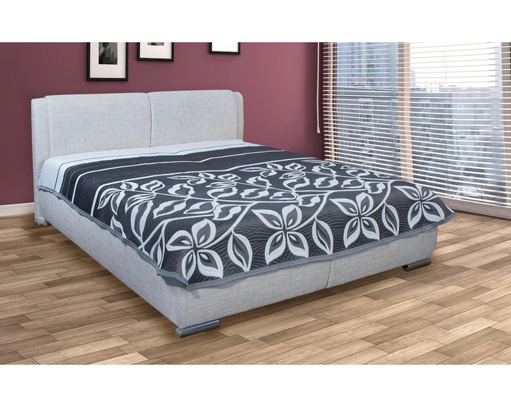 Čalouněná postel s úložným prostorem Sara vario, čelní výklop Čalouněná postel s úložným prostorem Sara vario, čelní výklop