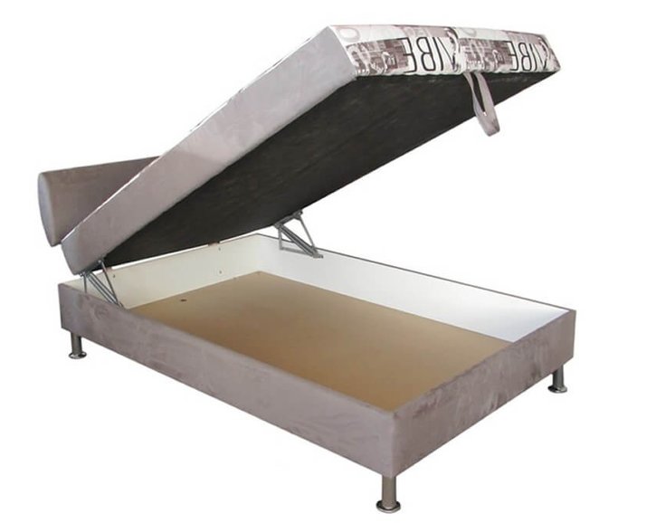 Čalouněná postel s úložným prostorem Tamara, 140x200 cm,  čelní výklop Čalouněná postel s úložným prostorem Tamara, 140x200 cm,  čelní výklop