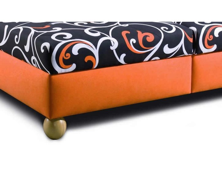 Čalouněná postel s úložným prostorem MAXRELAX